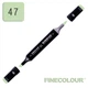 Маркер спиртовий Finecolour Brush 047 зелений кобальтовий G47 (EF102-47N) - зображення 3