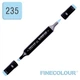 Маркер спиртовий Finecolour Brush 235 блакитний B235 (EF102-235) - зображення 3