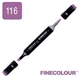 Маркер спиртовий Finecolour Brush 116 фіолетовий V116 (EF102-116) - зображення 3