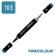 Маркер спиртовий Finecolour Brush 103 темний чирок BG103 (EF102-103) - зображення 2