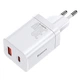 МЗП Baseus Super Si Pro Quick Charger (Type-C+USB) 30W white - изображение 1