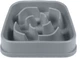 Миска Dexas Slow Maze Feeder силиконовая квадратная для медленного кормления 0.96 л Светло-серая (PW304429) - изображение 1