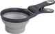 Мірна склянка Dexas Collapsible KlipScoop складана на кліпсі квадратна 240 мл Світло-сіра (PW660432429) - зображення 1