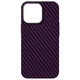 Карбоновий чохол для Apple iPhone 14 Pro Max, LikeCarbon MagCase, Фіолетовий, тонкий захисний чохол-панель з магнітом MagSafe, протиударний, ультратонкий, сумісний з магнітними тримачами і бездротовою зарядкою, ArmorStandart (ARM69205) - зображення 1