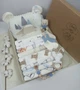 Набір для новонародженого: подушка, пелюшки і іграшки a.l.babybox Звірі індіанці в горах - зображення 1