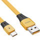 Кабель Data Cable SuperDart / Super Vooc 65W / 6A 1m USB на Type-C / USB-C для Realme (yellow) - изображение 1