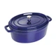 Кастрюля чугунная овальная Staub 33 cм 6.7 л королевский синий 11093376-B - изображение 1