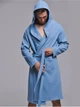 Халат мужской хлопковый с капюшоном демисезонный Libertine Assorty 1507 XL Голубой (4821507750025) - изображение 3
