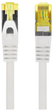 Патч-корд Lanberg Cat 6a SFTP 10 м Grey (PCF6A-10CU-1000-S) - зображення 1