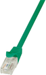 Патч-корд LogiLink Cat 5e UTP 0.50 м Green (CP1025U) - зображення 1