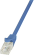 Патч-корд LogiLink Cat 5e UTP 3 м Blue (CP1066U) - зображення 1