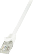 Патч-корд LogiLink EconLine Cat 6 U-UTP 1 м White (CP2031U) - зображення 1