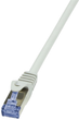 Patchcord LogiLink PrimeLine Cat 6a SFTP 5 m Grey (CQ3072S) - obraz 1