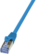 Патч-корд LogiLink PrimeLine Cat 6a SFTP 3 м Blue (CQ3066S) - зображення 1