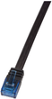 Патч-корд LogiLink SlimLine Flat Cat 6 U-UTP 10 м Black (CF2093U) - зображення 1