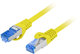 Patchcord Lanberg Cat 6a FTP 15 m Yellow (PCF6A-10CC-1500-Y) - obraz 1