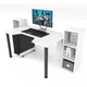 Геймерський ігровий стіл ZEUS™ GAMER-5 білий - зображення 2
