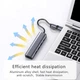 Док-станция Deepfox-2208TU 5 в 2 USB Type-C/Type-A концентратор 5 портов Сетевая карта RJ45 Ethernet LAN адаптер 1000 Мбит/с - изображение 8