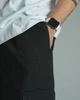 Штани оверсайз карго чоловічі OGONPUSHKA Droop чорні XS - зображення 9