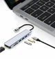 Док-станция 7 в 1 Deepfox2120 USB Type-C концентратор для ноутбука 7 портов HDMI картридер - изображение 13