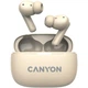 Навушники Canyon TWS-10 OnGo ANC ENC Beige (CNS-TWS10BG) - зображення 1