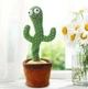 Танцующий и поющий кактус Dancing Cactus на 120 песен с подсветкой Зеленый - изображение 3