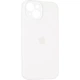 Чехол Fiji Silicone Case Full Camera для Apple iPhone 15 Plus бампер накладка с защитой камеры White - изображение 1