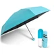 Компактный зонтик в капсюле-футляре Capsule Umbrella Original карманный механический 165 гр Защита от ультрафиолета Бирюзовый - изображение 3