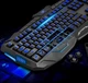 Набор клавиатура с мышкой игровая с LED подсветкой клавиш проводная для компьютера Atlanfa AT-V100 114 клавиш 10 дополнительных клавиш - изображение 4