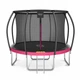 Батут 4FIZJO Premium 8FT с внутренней сеткой 252 см 4FJ0603 Black/Pink (JDT-0850068) - изображение 1