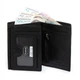 Кожаный мужской кошелек Classic DR. BOND MSM-10 black - изображение 5