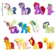 Набор 12в1 Мой Маленький Пони 3,5-4,5 см - My Little Pony: Пинки Пай, Искорка, Эпплджек, Рарити, Радуга Дэш - изображение 1
