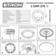 Светодиодный модуль светильник ETRON 1-EMP-276 36W Matrix 5000K IP20 круг 230мм - изображение 4