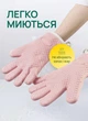 Набор кухонных прихваток для горячего VersaHome силиконовая перчатка для кухни термостойкая жаропрочная розовая 2шт (А101) - изображение 7