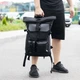 Городской рюкзак RollTop черный с отделением для ноутбука на 20-25 литров РоллТоп Rytm для путешествий - изображение 2