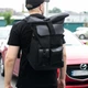 Городской рюкзак RollTop черный с отделением для ноутбука на 20-25 литров РоллТоп Rytm для путешествий - изображение 4