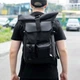 Городской рюкзак RollTop черный с отделением для ноутбука на 20-25 литров РоллТоп Rytm для путешествий - изображение 8