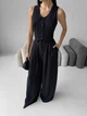 Стильный костюм Jadone Fashion Кастел XL чёрный - изображение 7