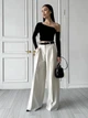 Брюки Jadone Fashion Ирен L бело-серый - изображение 1