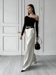 Брюки Jadone Fashion Ирен L бело-серый - изображение 4