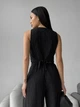 Стильный костюм Jadone Fashion Кастел XL чёрный - изображение 6