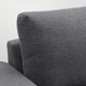 3-місний диван IKEA VIMLE ВІМЛЕ, з широкими підлокітниками, ГУННАРЕД класичний сірий, 194.013.33 - изображение 4