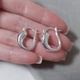 Серьги женские висячие минимализм MK1282-1 серебристый - изображение 4