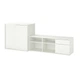 Комбінація полиць IKEA TV VIHALS, білий, 242х37х90 см, 494.406.01 - изображение 2