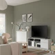 Комбінація полиць IKEA TV VIHALS, білий, 242х37х90 см, 494.406.01 - изображение 3