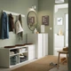 Комбінація полиць IKEA TV VIHALS, білий, 242х37х90 см, 494.406.01 - изображение 5