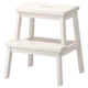 Стілець-драбина IKEA BEKVÄM БЕКВЕМ, білий, 50 см, 401.788.88 - изображение 3