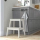 Стілець-драбина IKEA BEKVÄM БЕКВЕМ, білий, 50 см, 401.788.88 - изображение 5