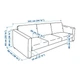 3-місний диван IKEA VIMLE ВІМЛЕ, ХАЛЛАРП сірий, 293.990.42 - изображение 14
