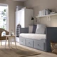 Каркас кушетки із 3 шухлядами IKEA HEMNES ХЕМНЕС, сірий, 80х200 см, 603.722.76 - изображение 10